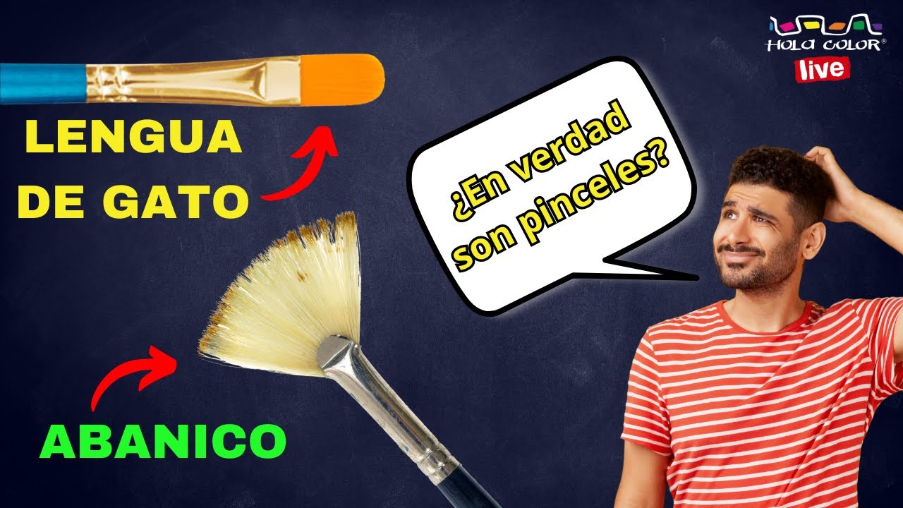 🖐 5 PINCELES que DEBES TENER  - Hola Color LIVE