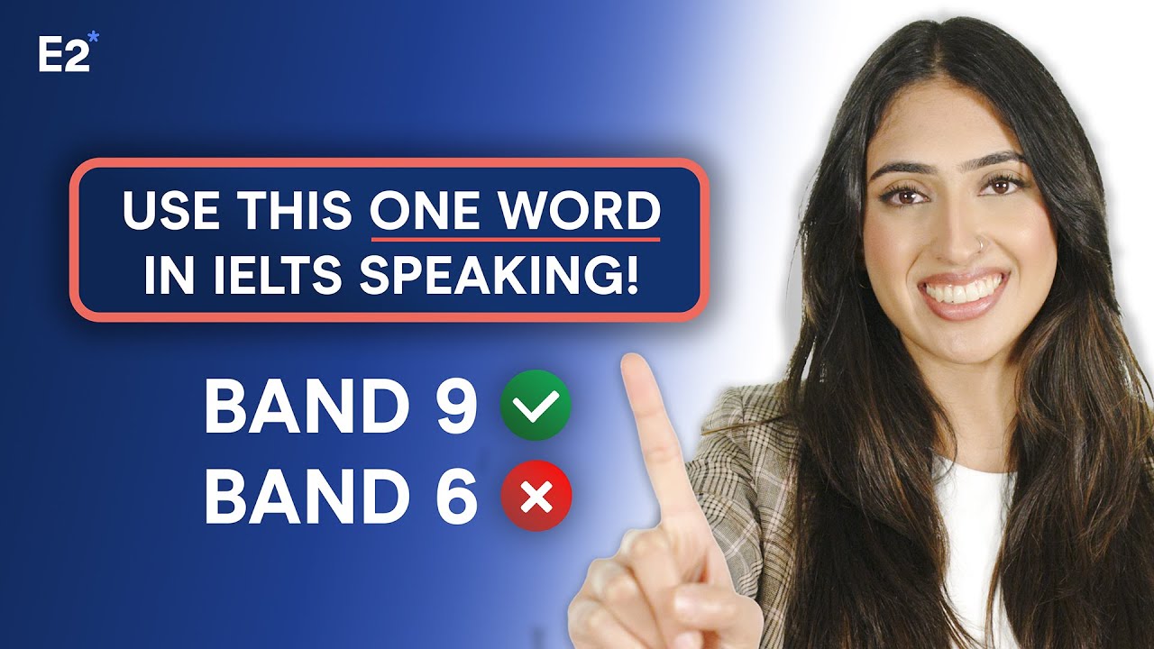 Получите оценку 9 на экзамене IELTS Speaking с помощью этого ОДНОГО слова!