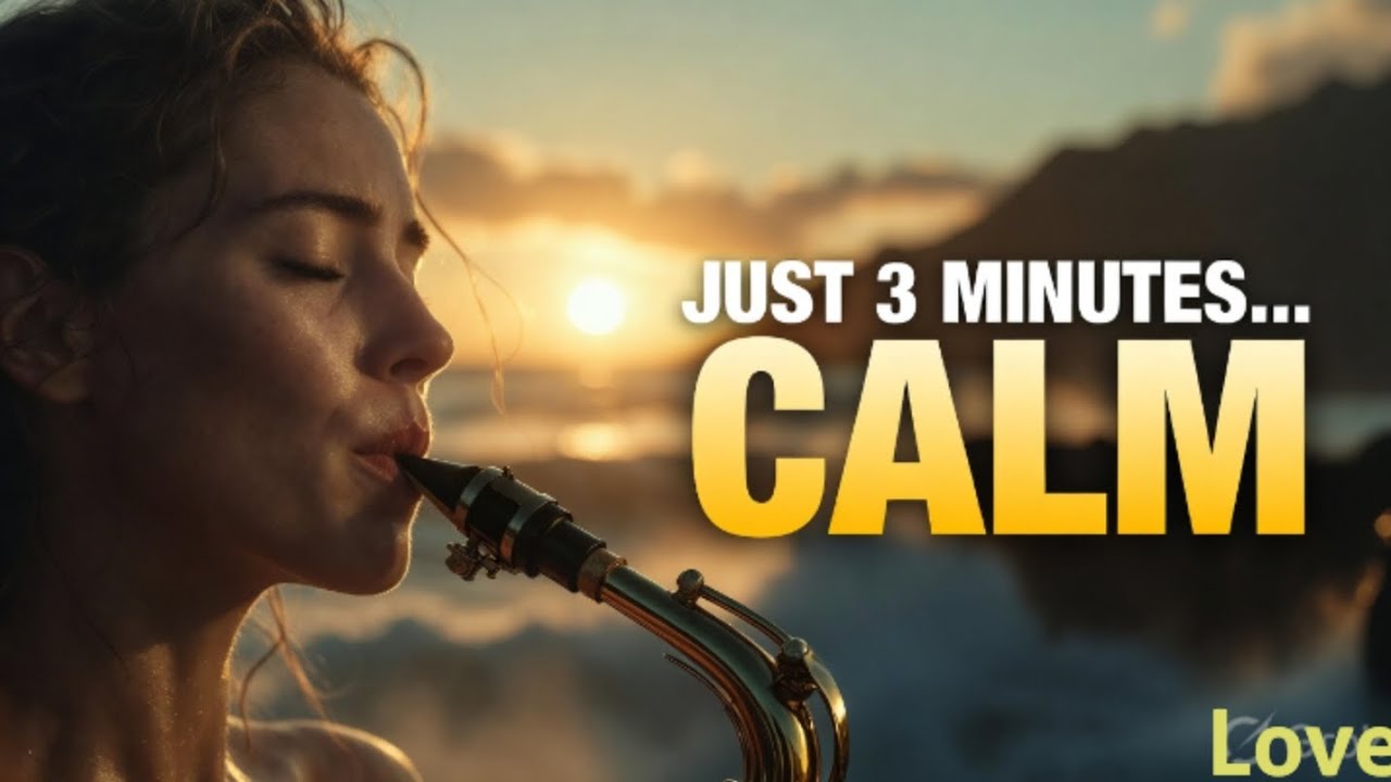 Close Your Eyes… Just 3 Minutes of Pure Calm 🎷✨ | Relaxing Saxophone