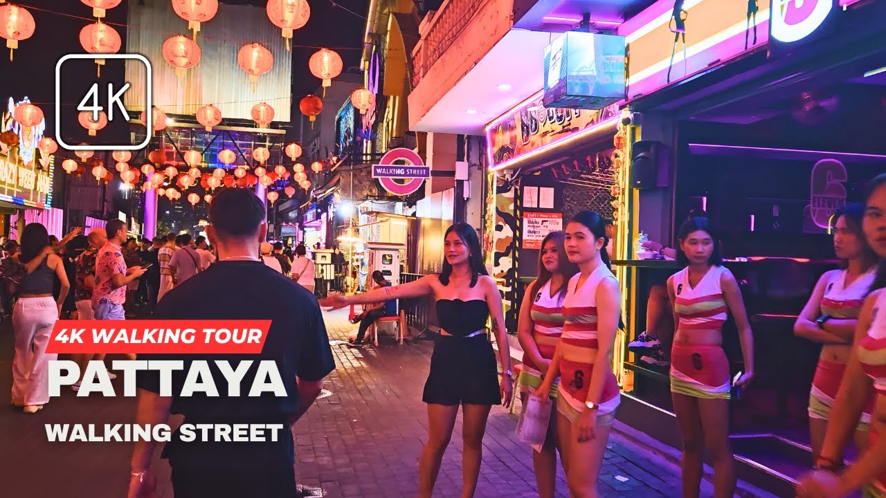 [4K] Walking Street Pattaya 2025 🔥 Must-See Nightlife Walking Tour !!