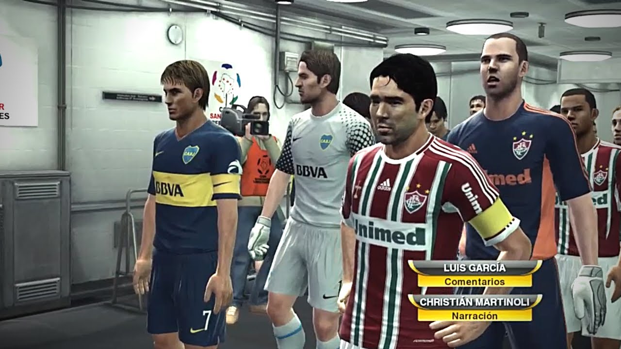 pes 2013 Fluminense vs Boca Juniors final (vuelta) copa libertadores