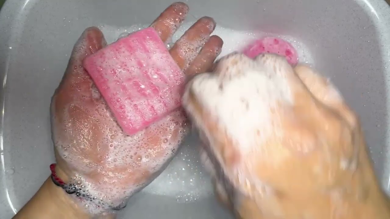 Relax for 8 minutes. I'm in love with this soap! The smell is amazing! 🫧🧼🩷🧽🤤
