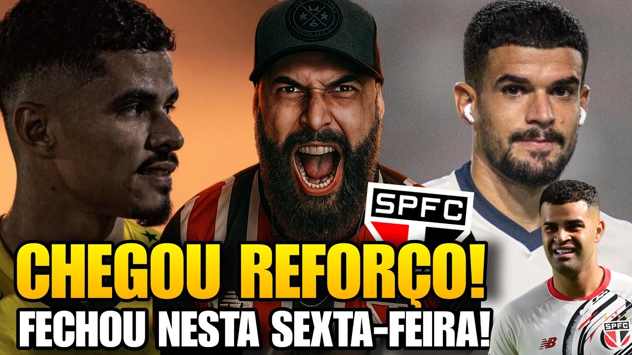 NEGÓCIO FECHADO! REFORÇO CHEGA SEGUNDA NO SÃO PAULO! LUCAS RAMON; CAULY | NOVA PARCERIA E+ DO SPFC