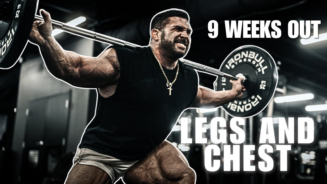 Legs and Shoulders | 9 Weeks Out | Mr. Olympia Derek Lunsford