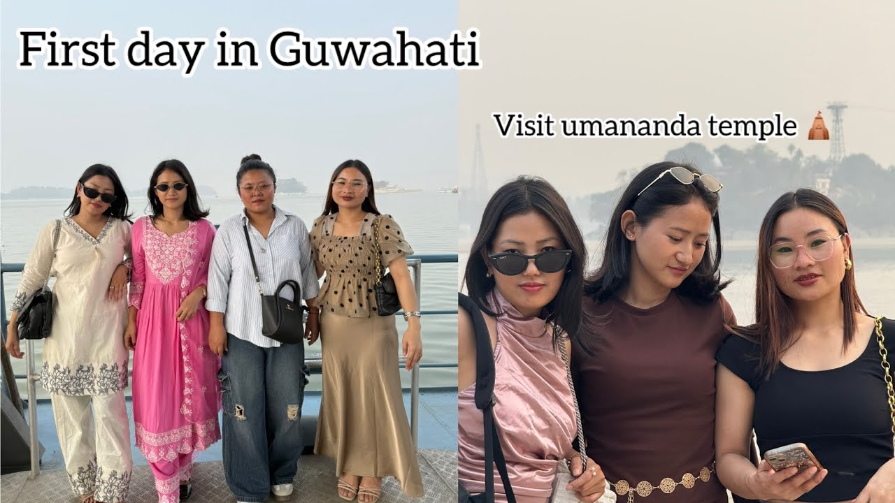First day in Guwahati (trips) visit umananda temple 
