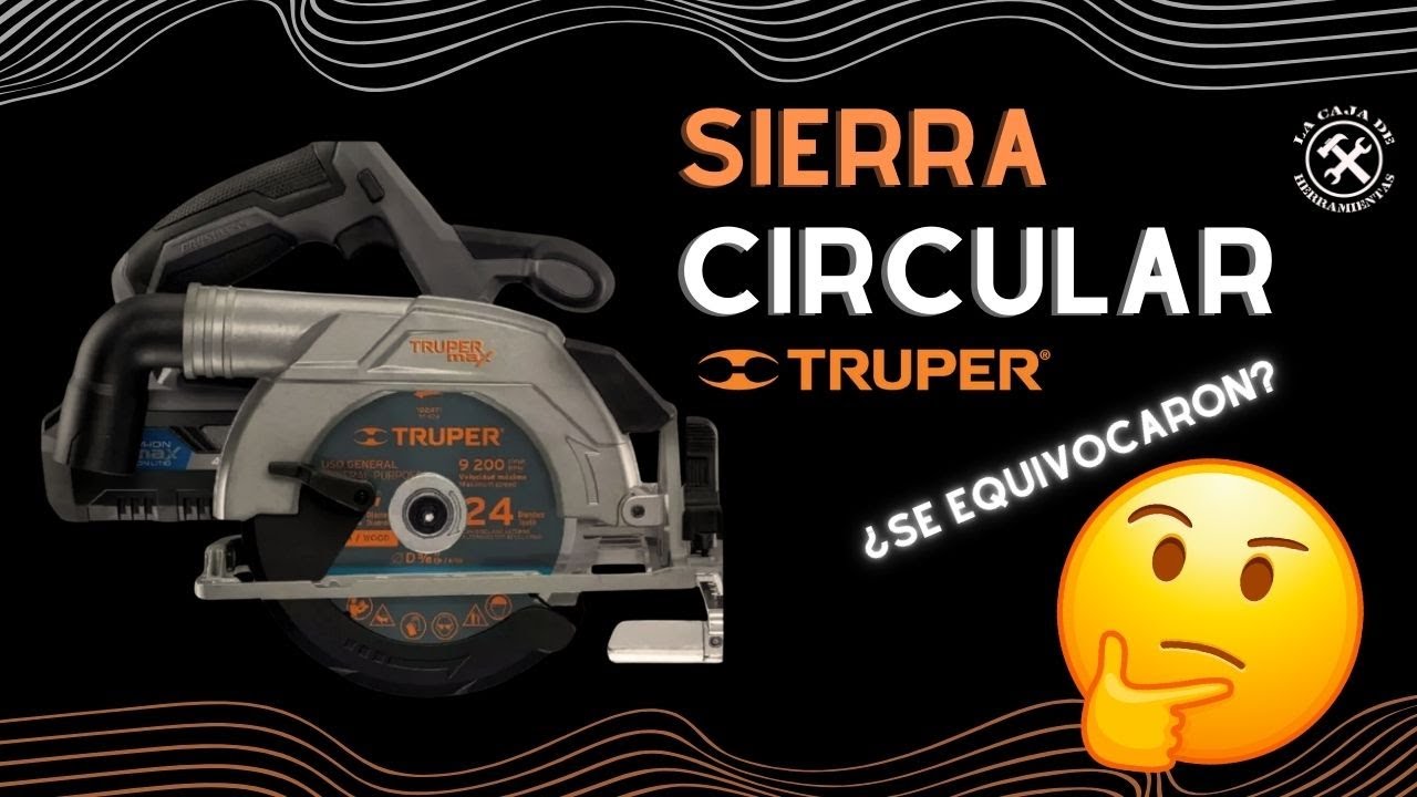 Sierra Circular TRUPER MAX 20v