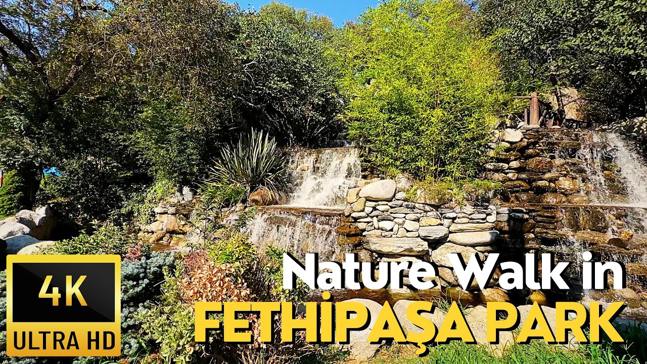 Walking Tour in &Uuml;sk&uuml;dar, Istanbul | Nature Walk in Fethipasha Park (Fethipaşa) | 4K UHD