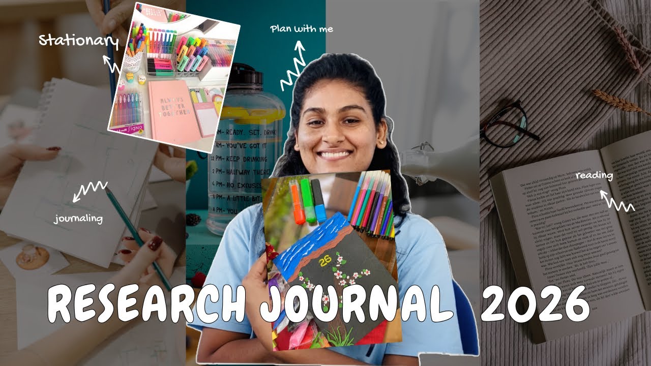 මගේ Research Diary | 2026 Student Journaling for Study & Research #motivation #studentlife