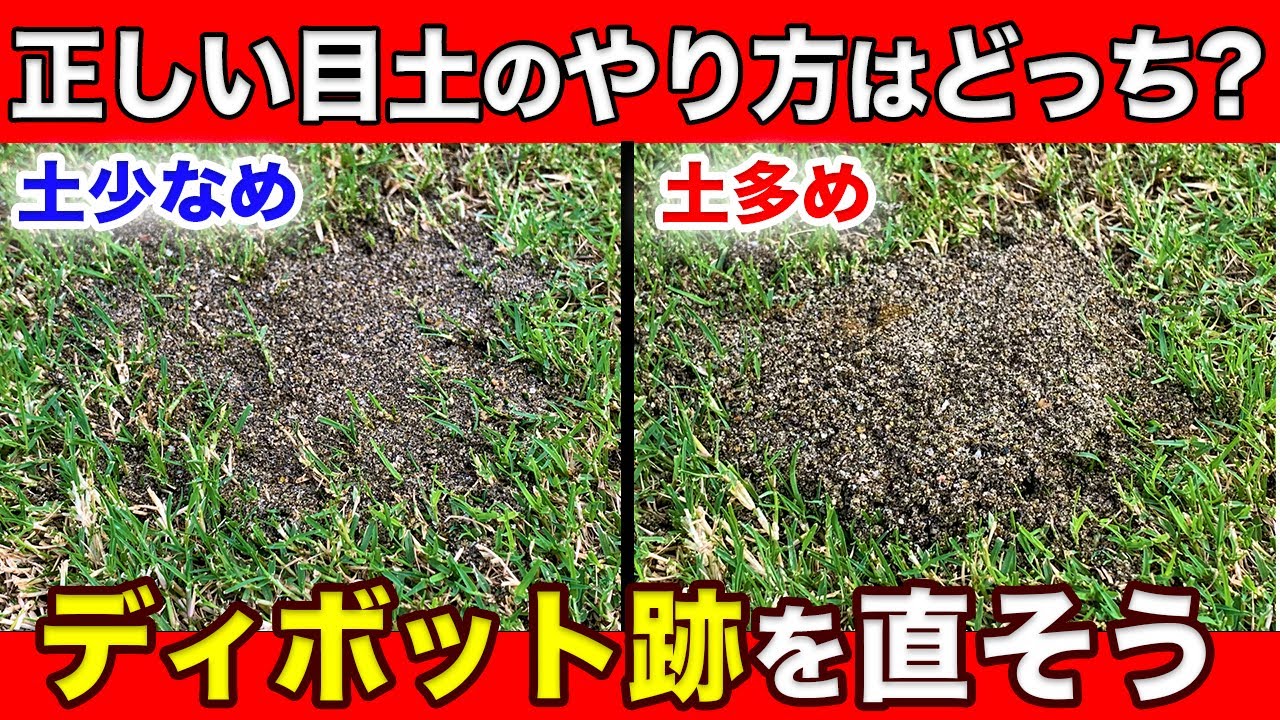 出来なきゃゴルファー失格！『目土の正しいやり方』を徹底解説します【ディボット跡直し】