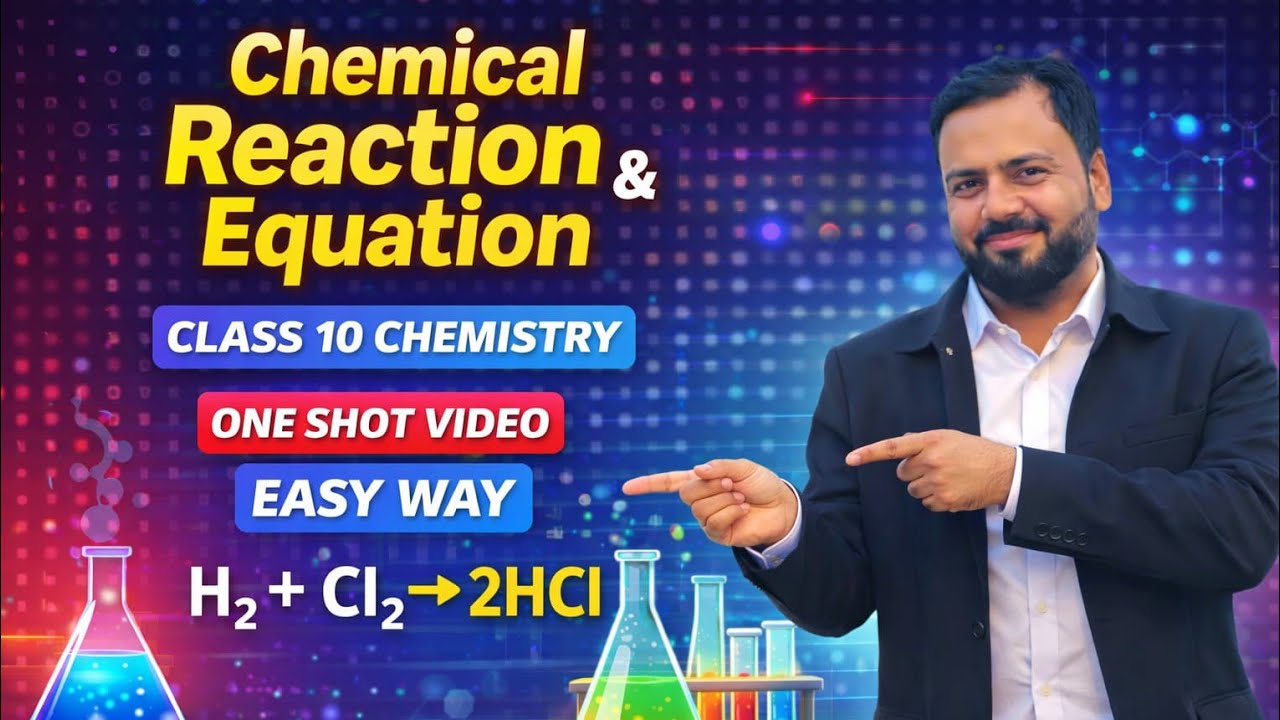 Chemical Reactions & Equations – Complete Concept 🔥 