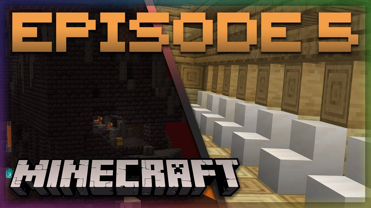 Visiting The Nether + Trading Hall! | Creativboi Minecraft Let's Play #5