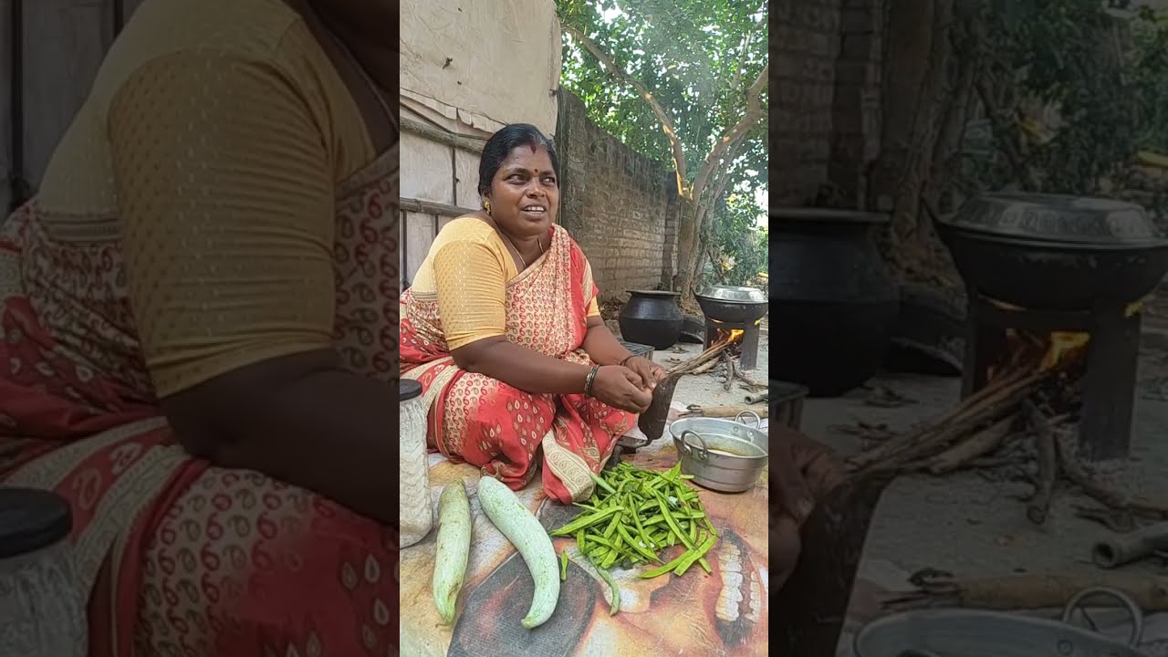 கிராமத்து விறகு அடுப்பு சமையல் cooking live