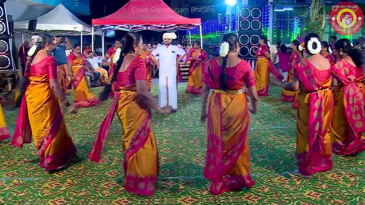 🔴ஆட வருவாயா கண்ணா பாட வருவாயா | பிருந்தாவன நடனம் | Covai Shanmugam Bhajans |🙏 