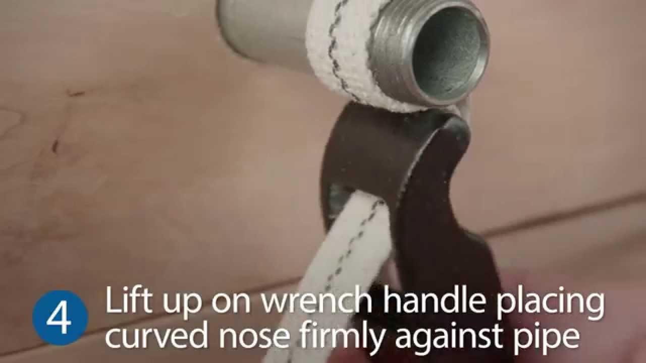 How to Use a BrassCraft® Strap Wrench