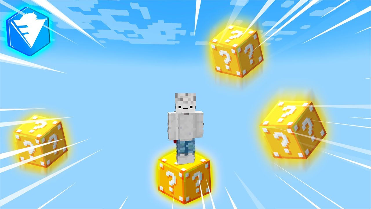 ماين كرافت بس العالم بلكة حظ وحدة!