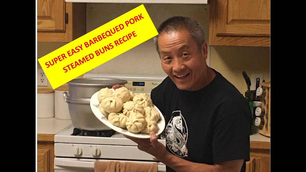 SUPER EASY STEAMED BBQ PORK BUNS RECIPE- Lockdown Cooking Series Video #19