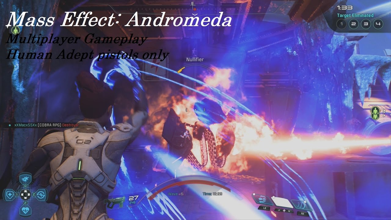 Mass Effect: Andromeda Multiplayer | Human Adept, Pistol only loadout