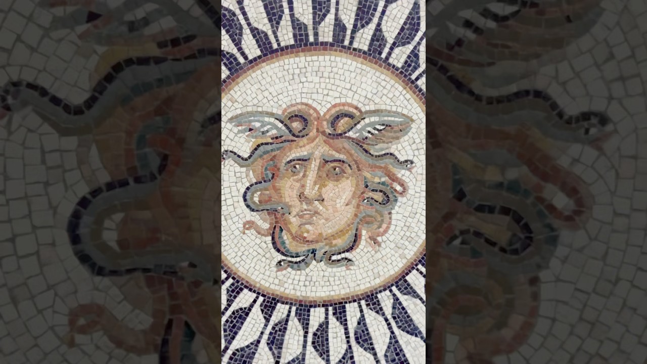 Ancient #mosaic Reproduction. The original was restored by our studio for National Museum of Rome.