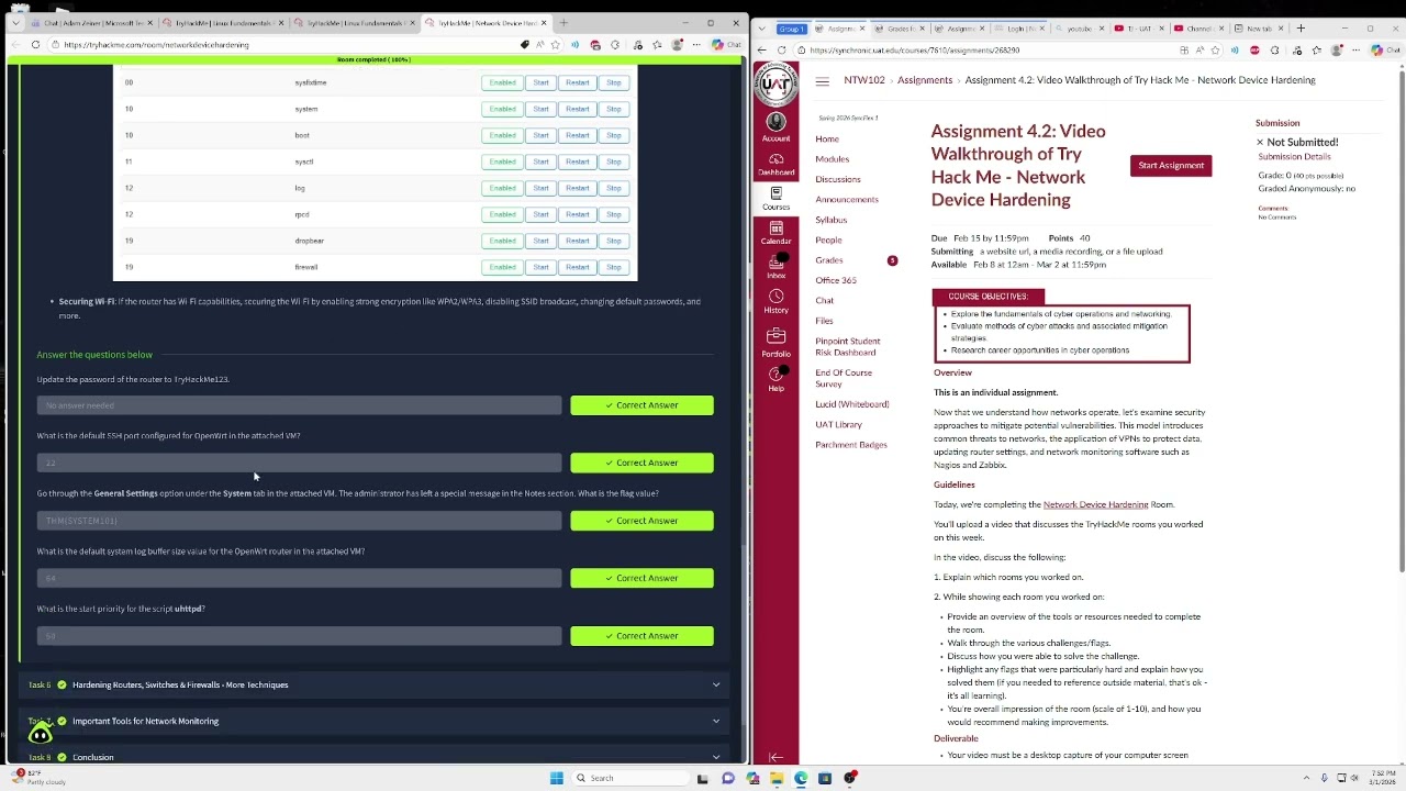 Network Device Hardening - TryHackMe