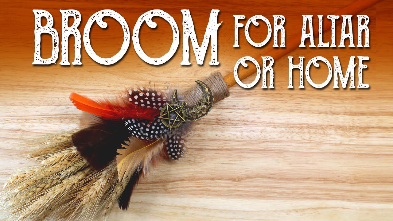 How To Make A Witch Broom for Altar or Home - Magical Crafting - Witchcraft - Wicca