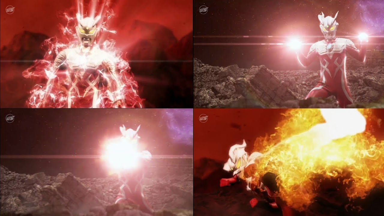 Ultraman Zero Wild Burst All Technique
