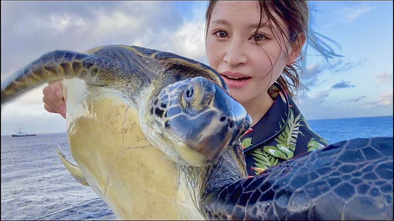 とんでもない生物が釣れる島！