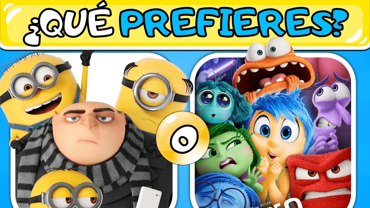 ¿Qué Prefieres? - Intensamente vs Mi Villano Favorito 4 (2024)