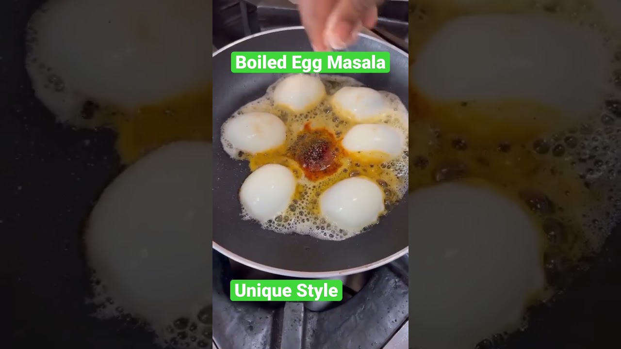 Boiled Egg Masala in Unique Style #viral
