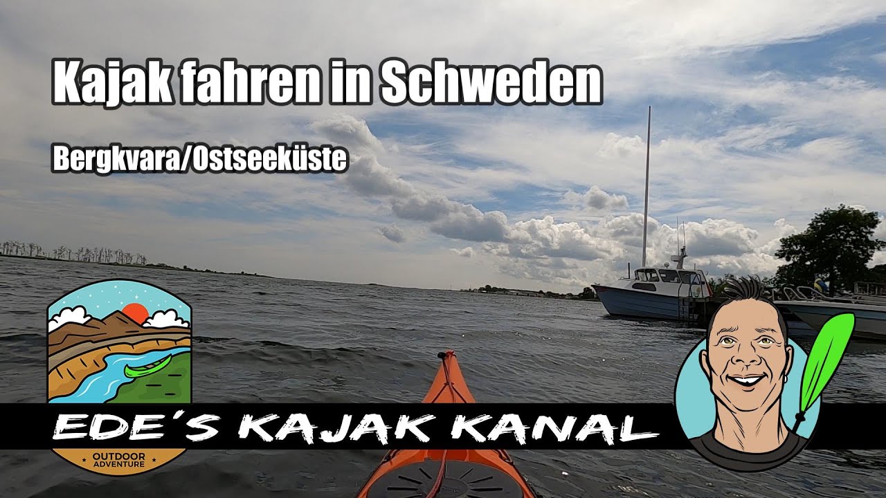 Kajak fahren in Schweden Bergkvara Ostseeküste 2024
