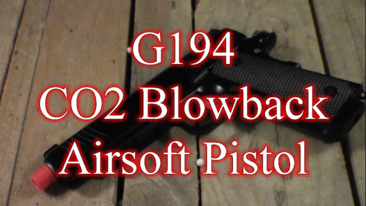 G194 CO2 Blowback Airsoft Pistol