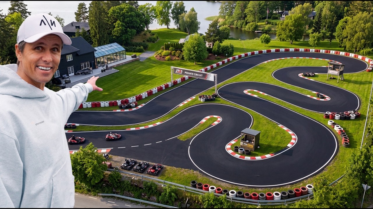 BUILDING OUR DREAM GO-KART TRACK AT HOME! | VLOG 1130