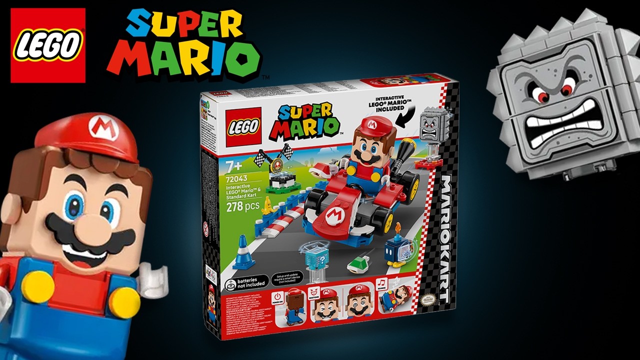 2-Min Speed Build | LEGO Super Mario 72043 Mario Kart – Interactive LEGO Mario & Standard Kart