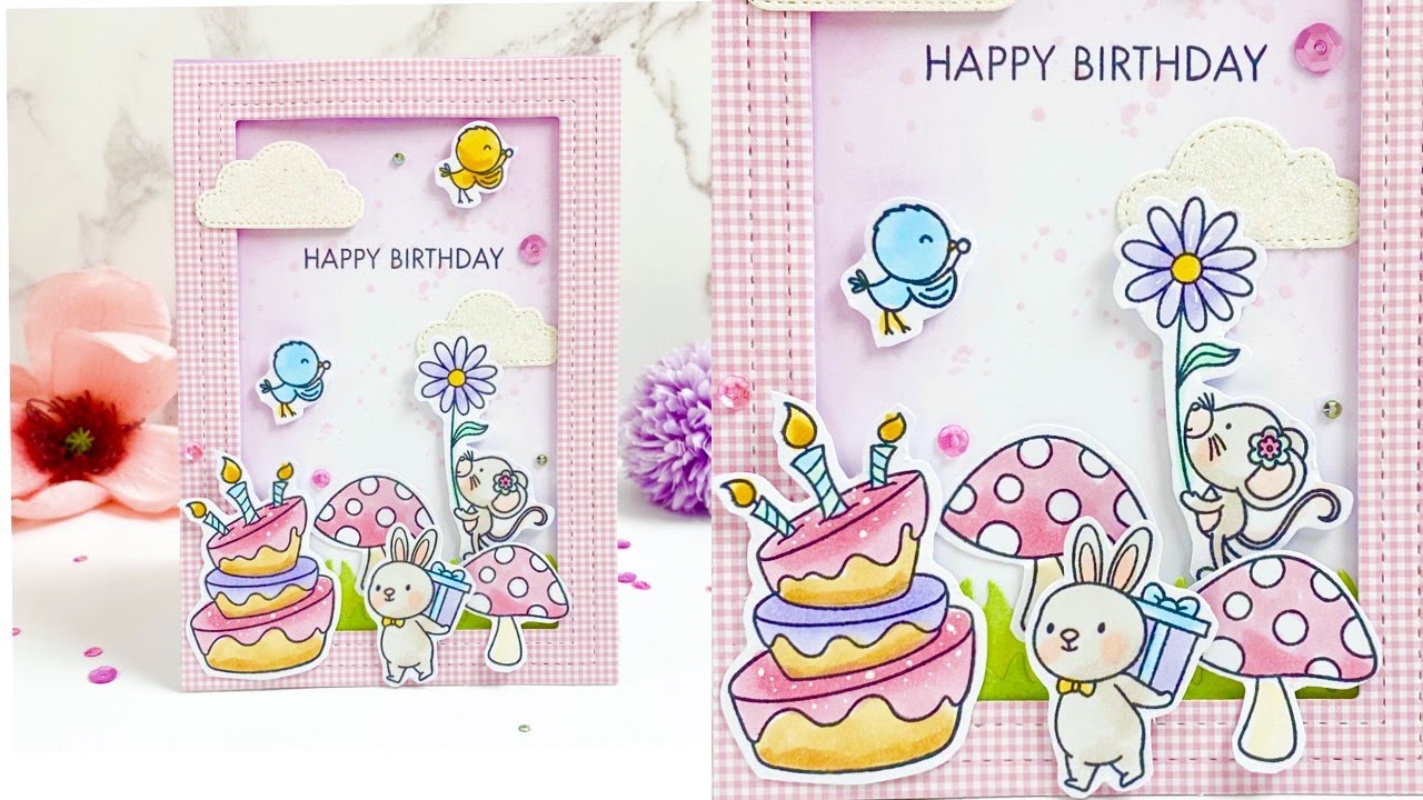 Birthday Card Tutorial | My Favourite Things Stamps