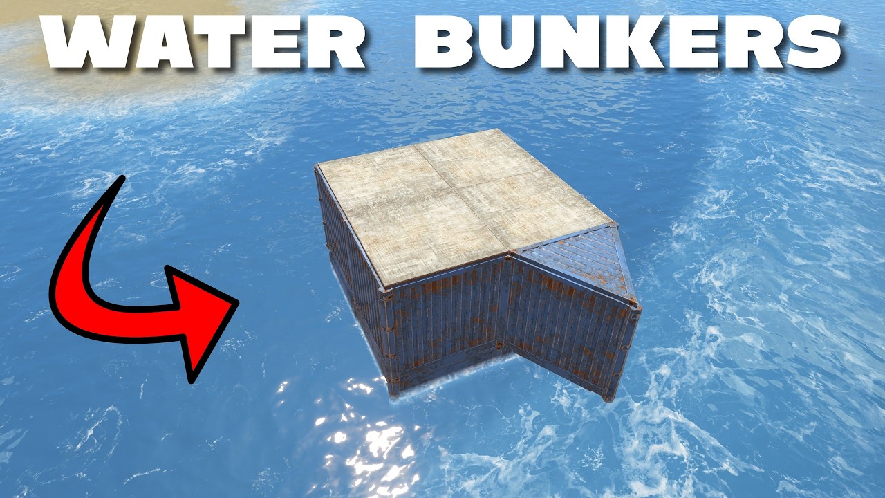 WATER Bunker Fisherman Base + 2X2 Water Bunker | RUST