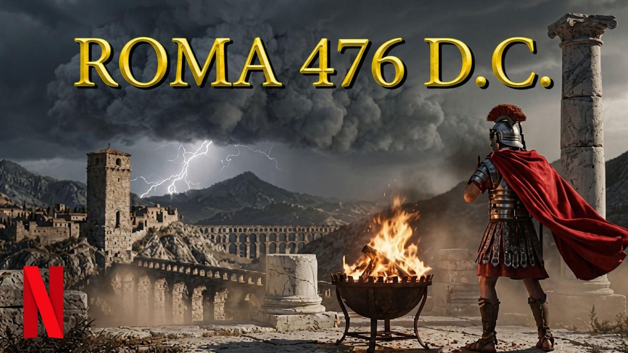 O que foi preciso para sobreviver ao colapso de Roma no ano 476 d.C. (Reconstrução por IA)