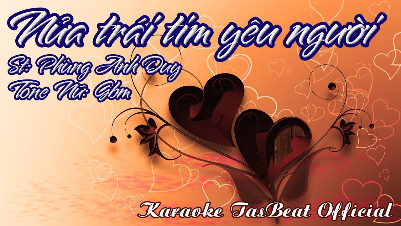 Karaoke Nửa Trái Tim Yêu Người Tone Nữ | TAS BEAT