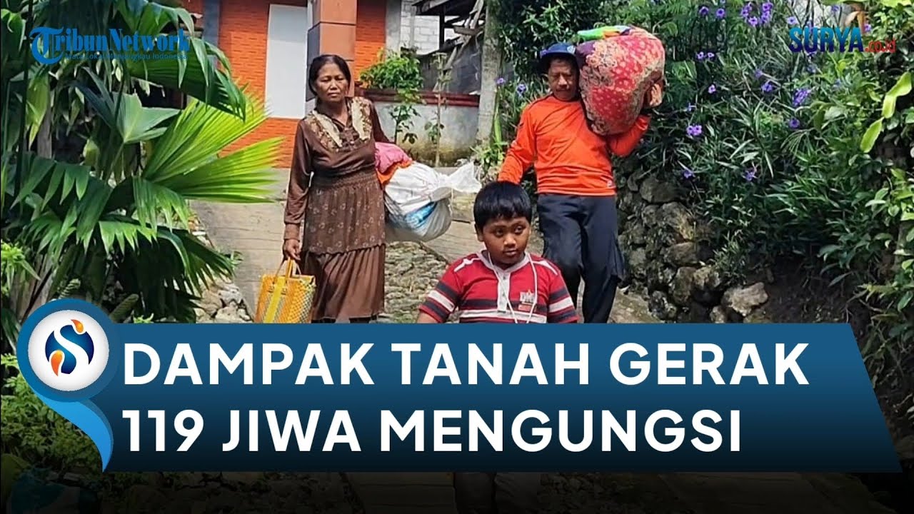 Dampak Bencana Tanah Gerak Trenggalek Meluas, 119 Jiwa Kehilangan Tempat Tinggal