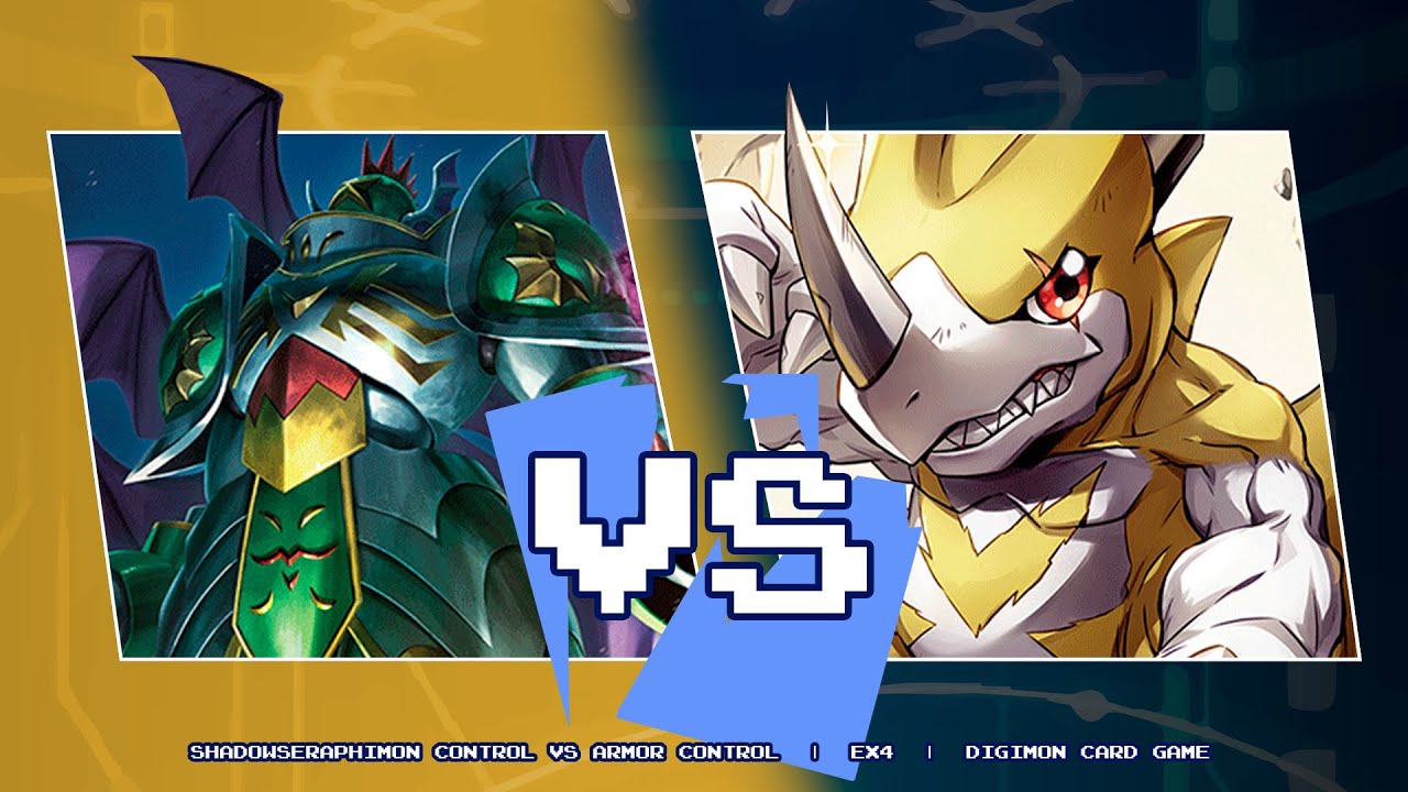 ShadowSeraphimon Control Vs Armor Control | EX4 | Digimon Card Game
