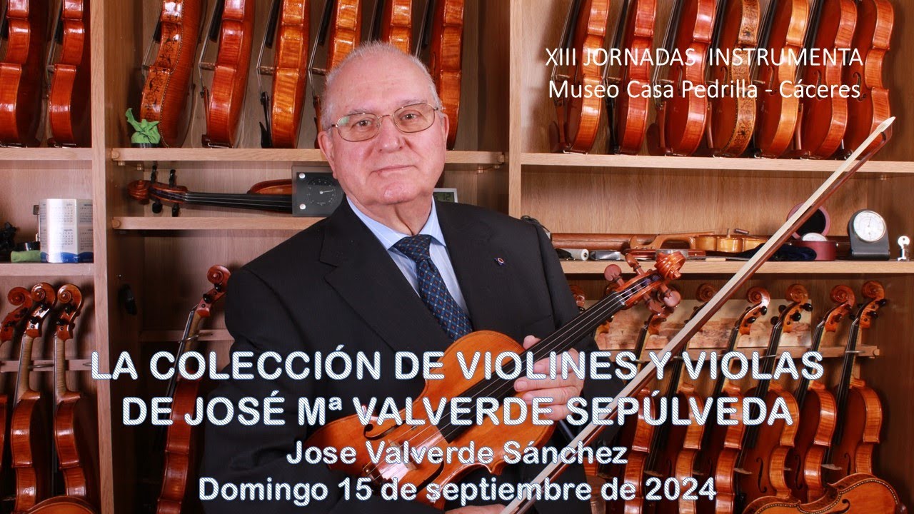 La colección VALVERDE VIOLINES (Cáceres, 24 de septiembre de 2024).