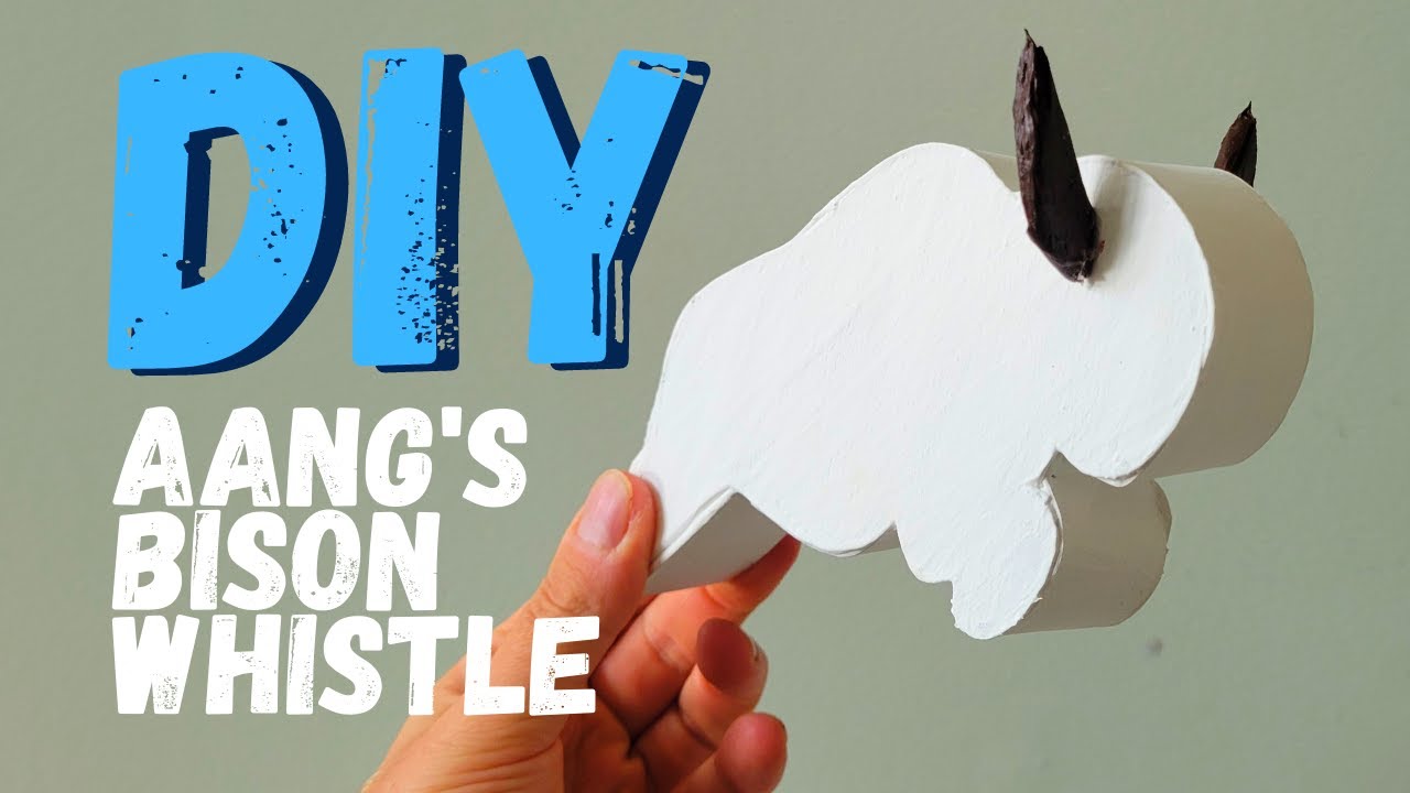 Aang's Bison Whistle | Cardboard DIY
