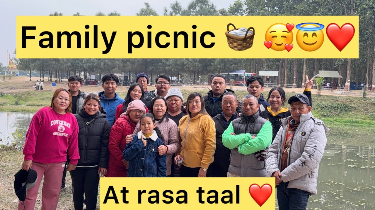 Family picnic after ages 🥰😇 at rasa taal 