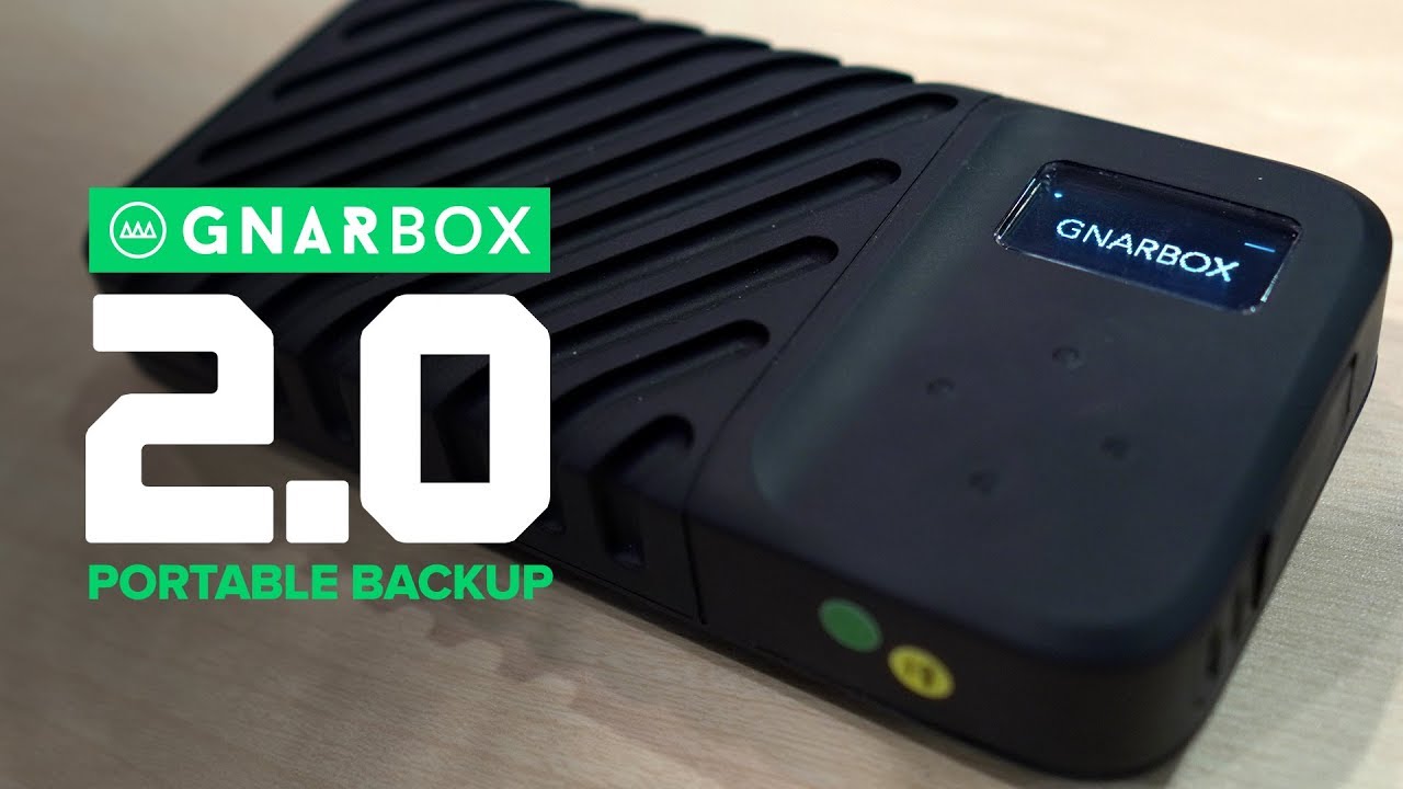 Gnarbox 2.0 Portable Backup at NAB 2019