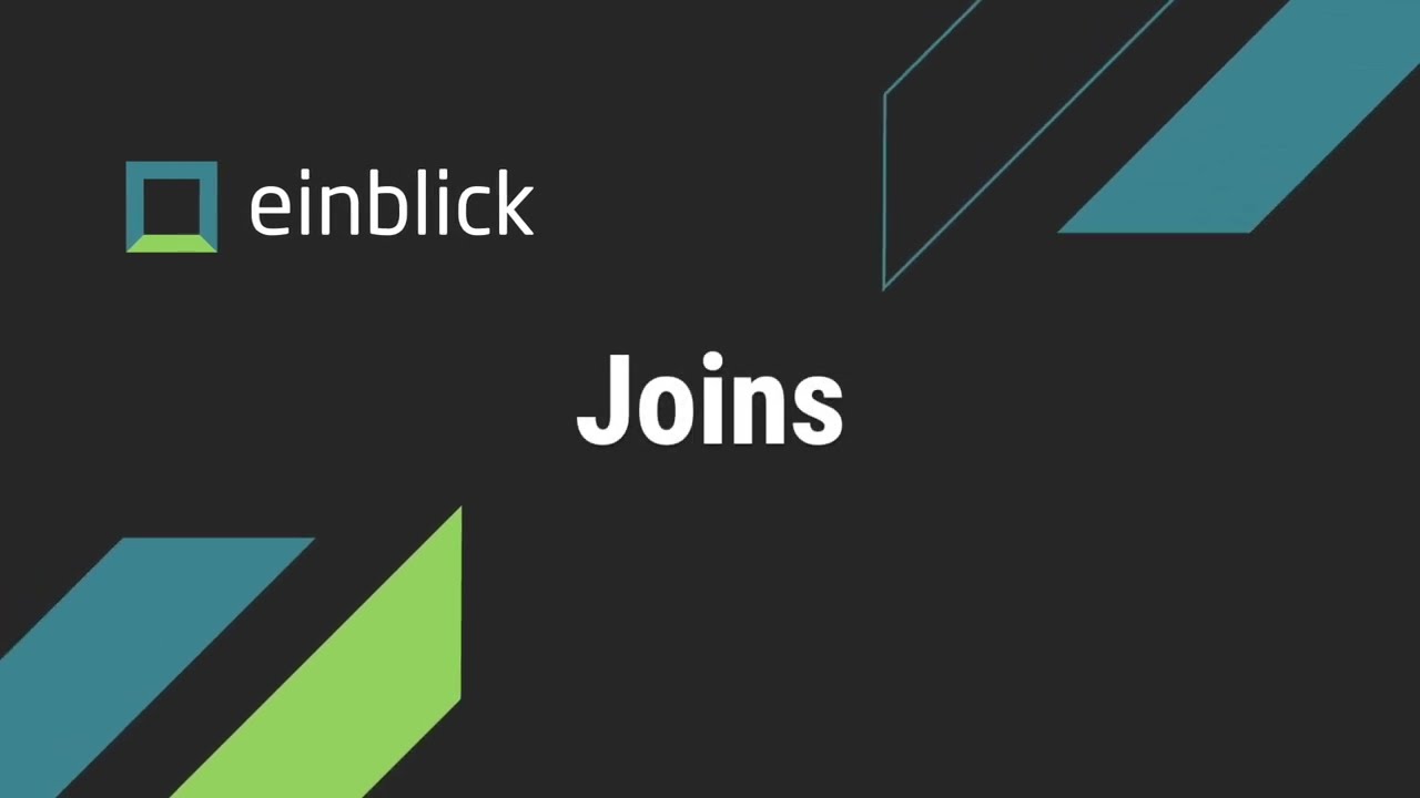What is a join? How do I do a join?