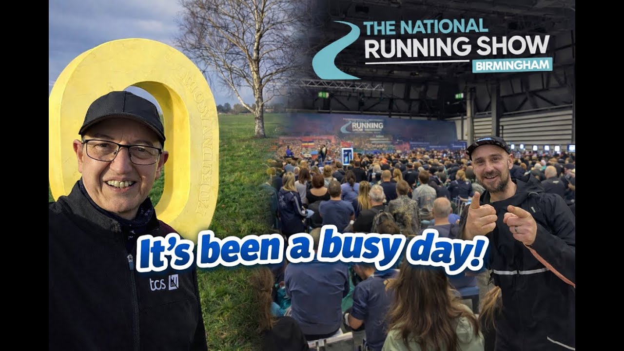 It's been a busy day! Oaklands parkrun and The National Running Show 2026