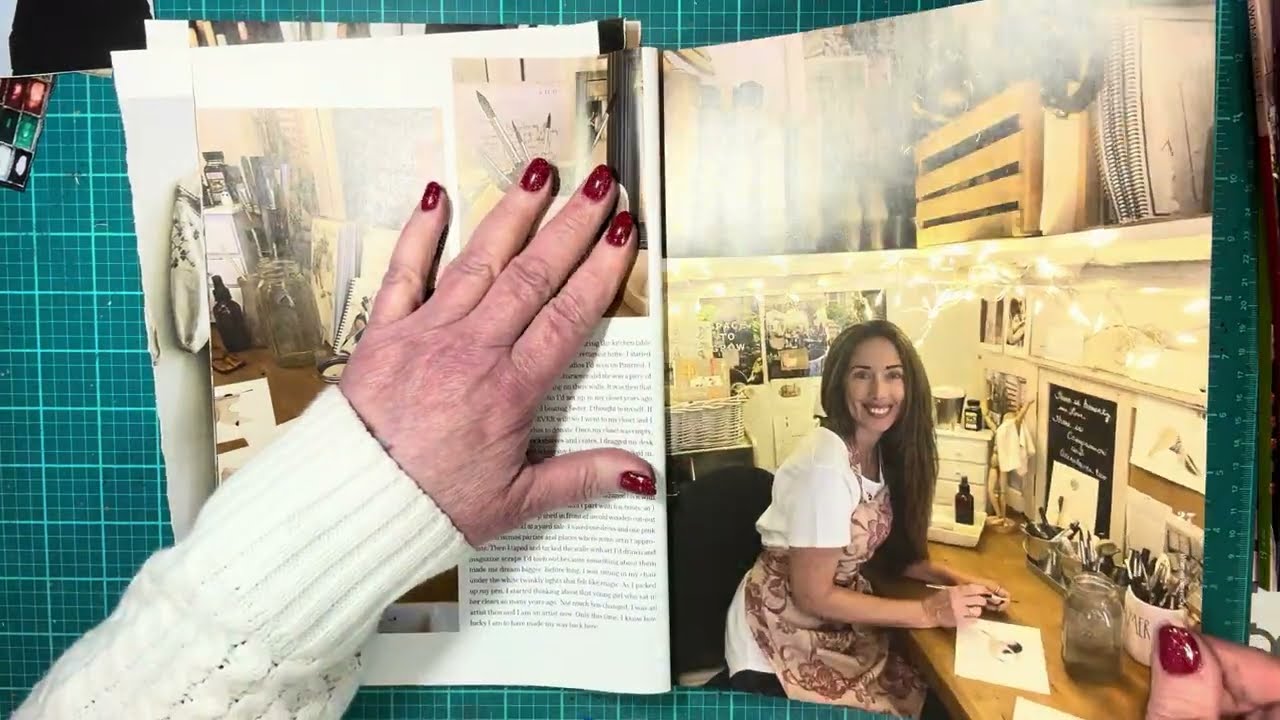 Where Women Create: Harvesting Magazine Images and Being Inspired!
