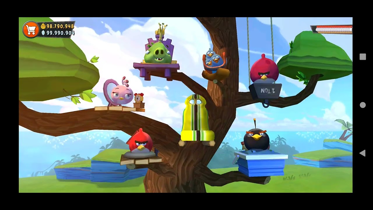 angry birds go gravity mod blues 