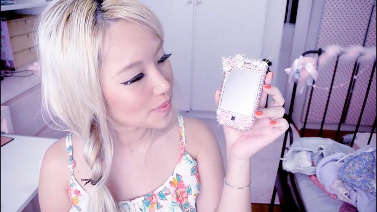 DIY blinged blackberry torch!
