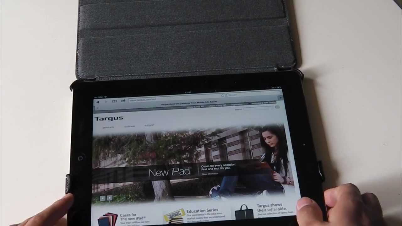 Targus Vuscape Case for the New iPad - Tour and Review plus some Giveaway information