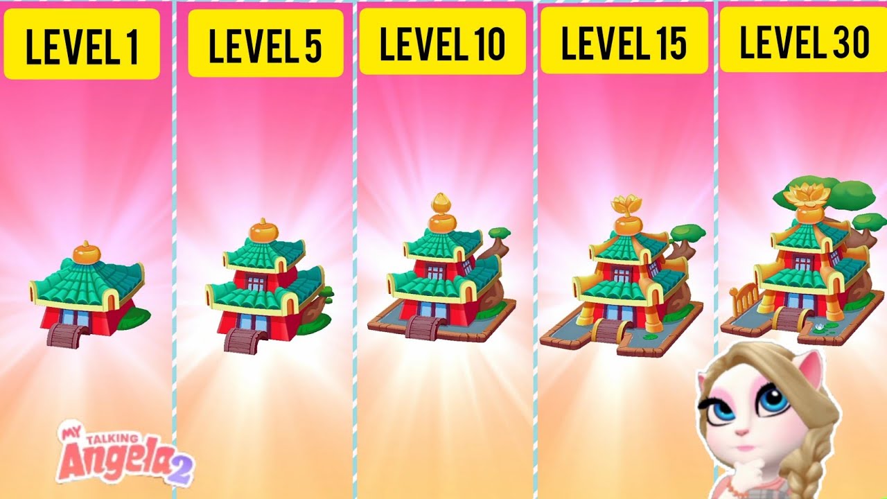My Talking Angela 2 Upgrade All Buildings | Level up