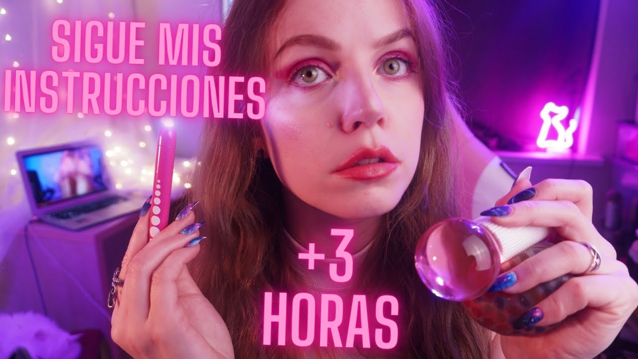 + 3 HORAS ASMR SIGUE MIS INSTRUCCIONES DE OREJA A OREJA